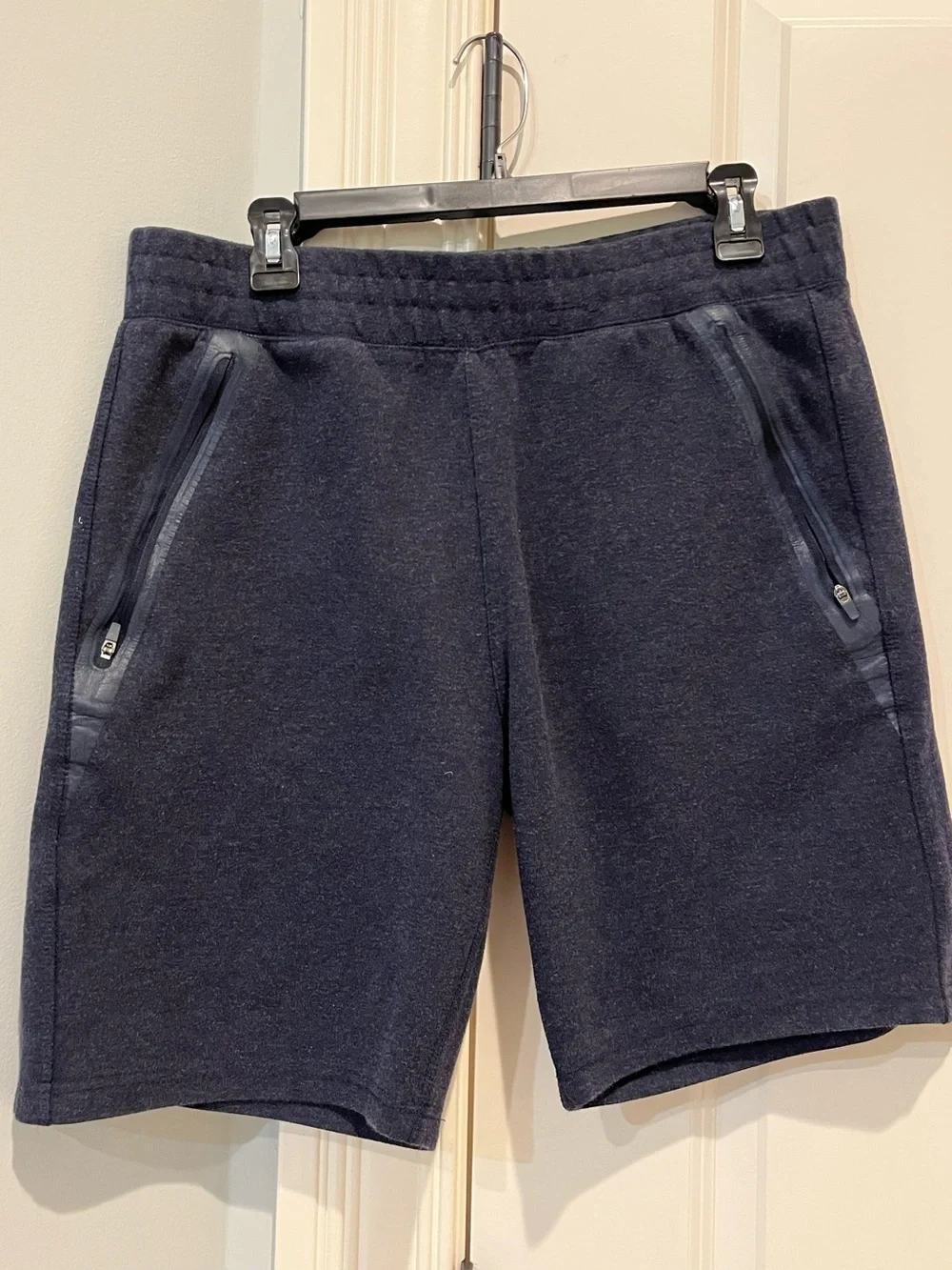 90 Degrees by Reflex Men's Athletic Shorts Dark Navy Blue L